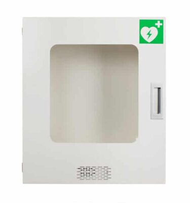 Defibrillator Wandschrank mit Alarm